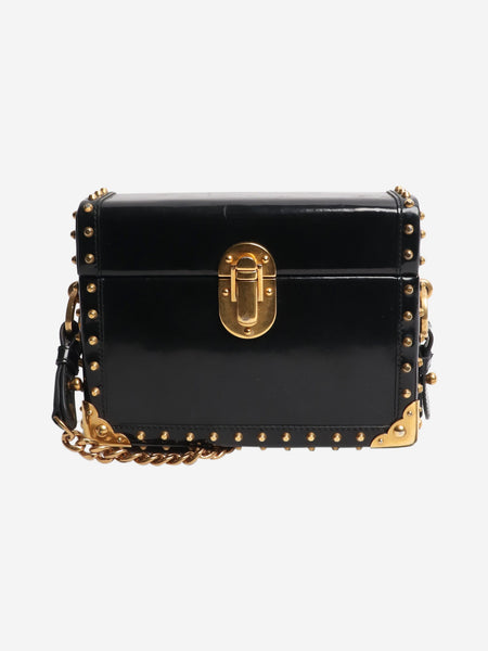 Black treasure trunk box product image