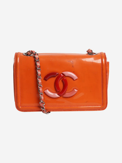 Orange 2009 Lipstick Flap bag Cross-body bags Chanel 