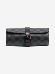 Louis Vuitton Black 2013 Damier Graphite 3 Watch Case