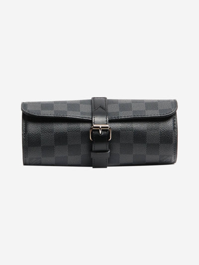 Black 2013 Damier Graphite 3 Watch Case
