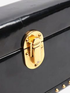 Black treasure trunk box Shoulder bags Prada 