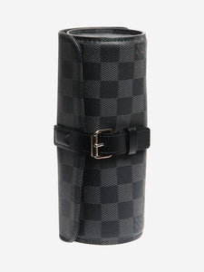 Louis Vuitton Black 2013 Damier Graphite 3 Watch Case
