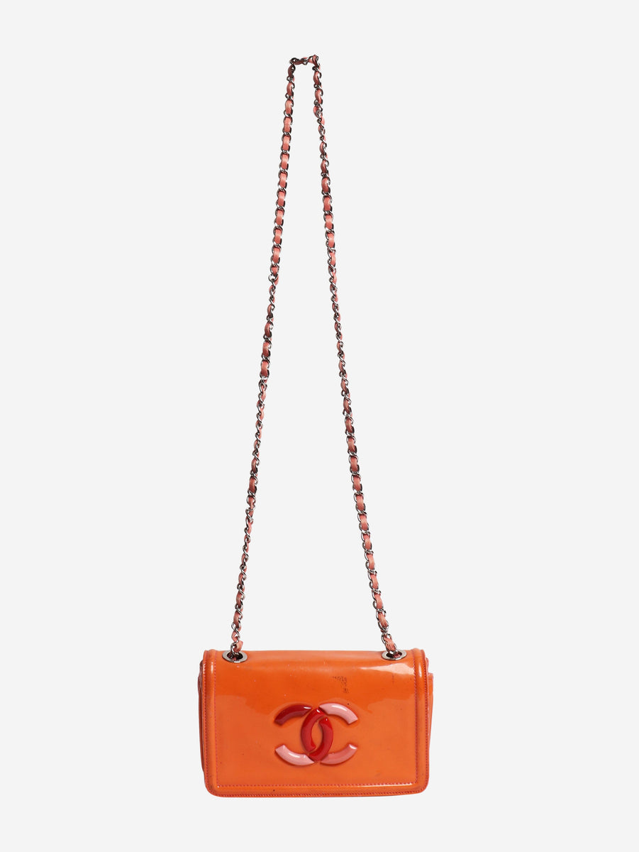 Chanel pre-owned orange 2009 Lipstick Flap bag | Sign of the Times