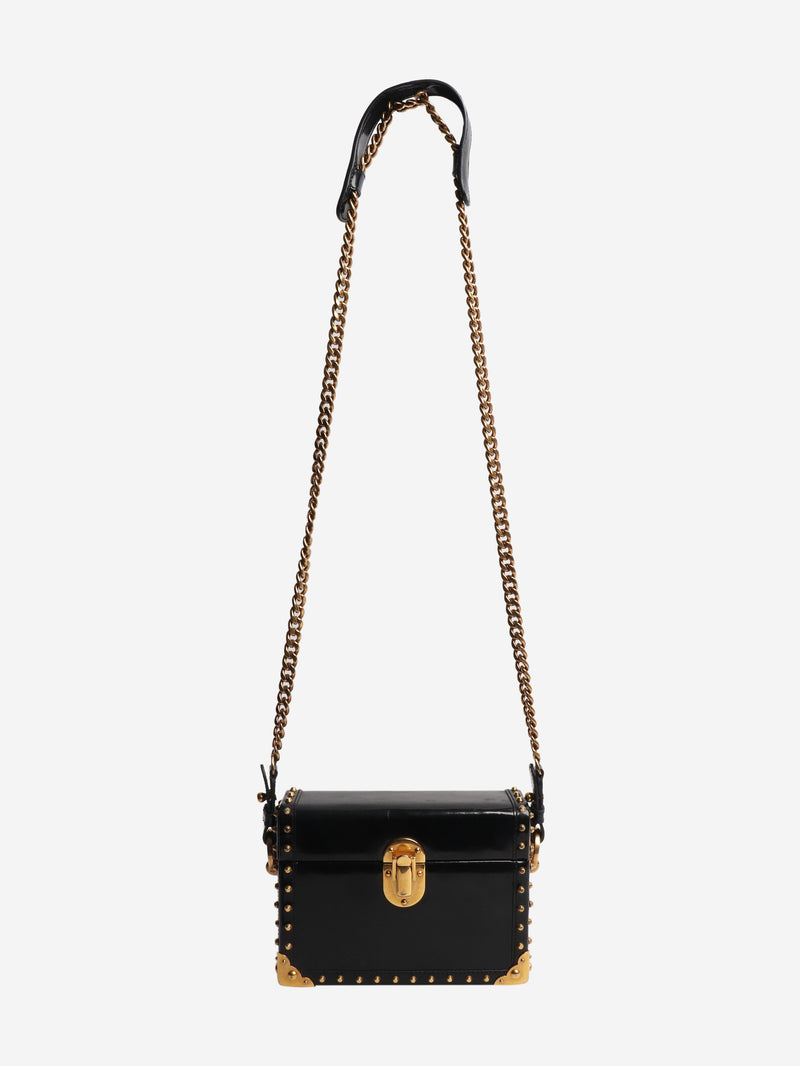 Black treasure trunk box Shoulder bags Prada 