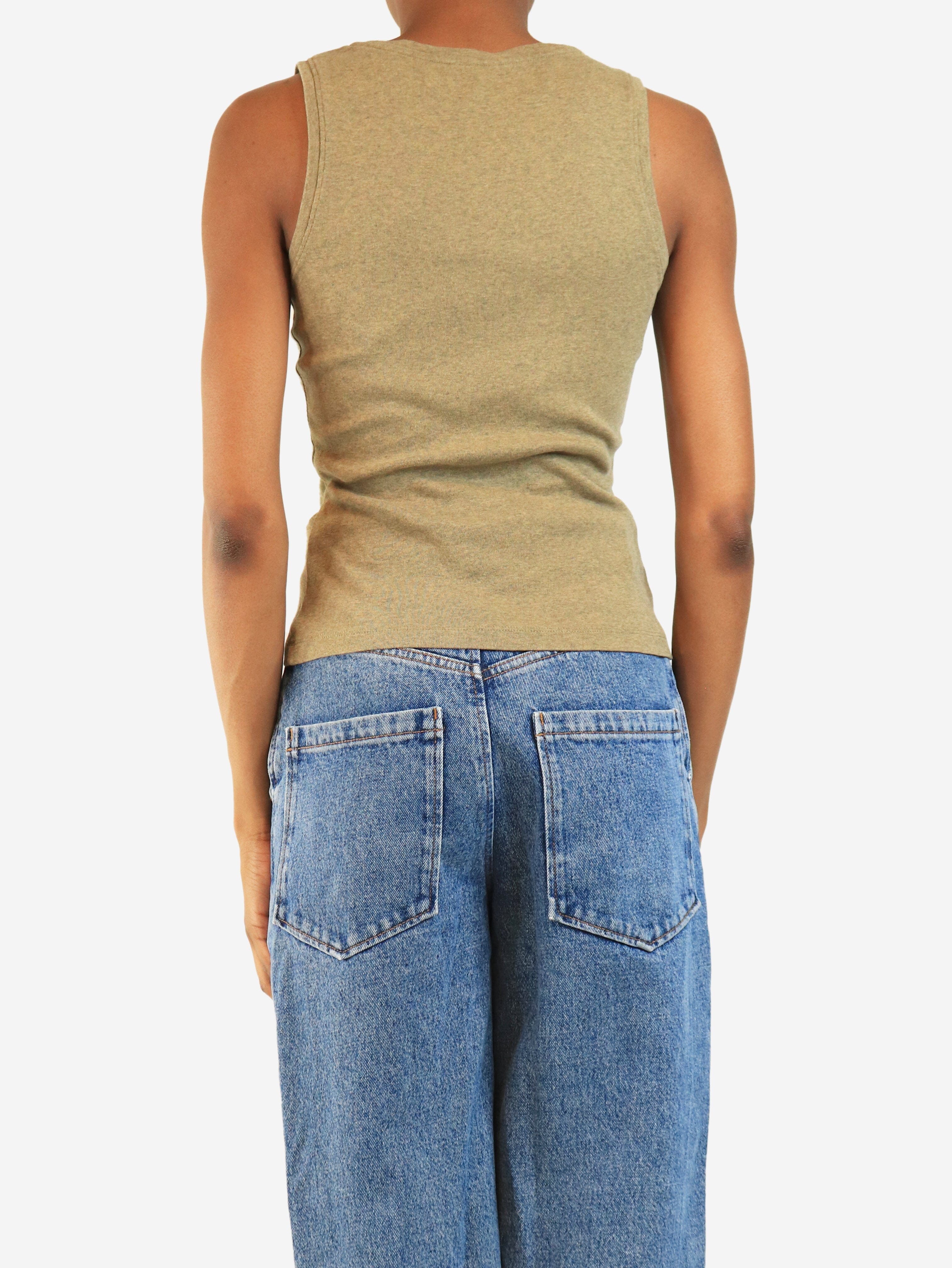 Olive tank top - size S Tops Loewe 
