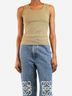Olive tank top - size S Tops Loewe 