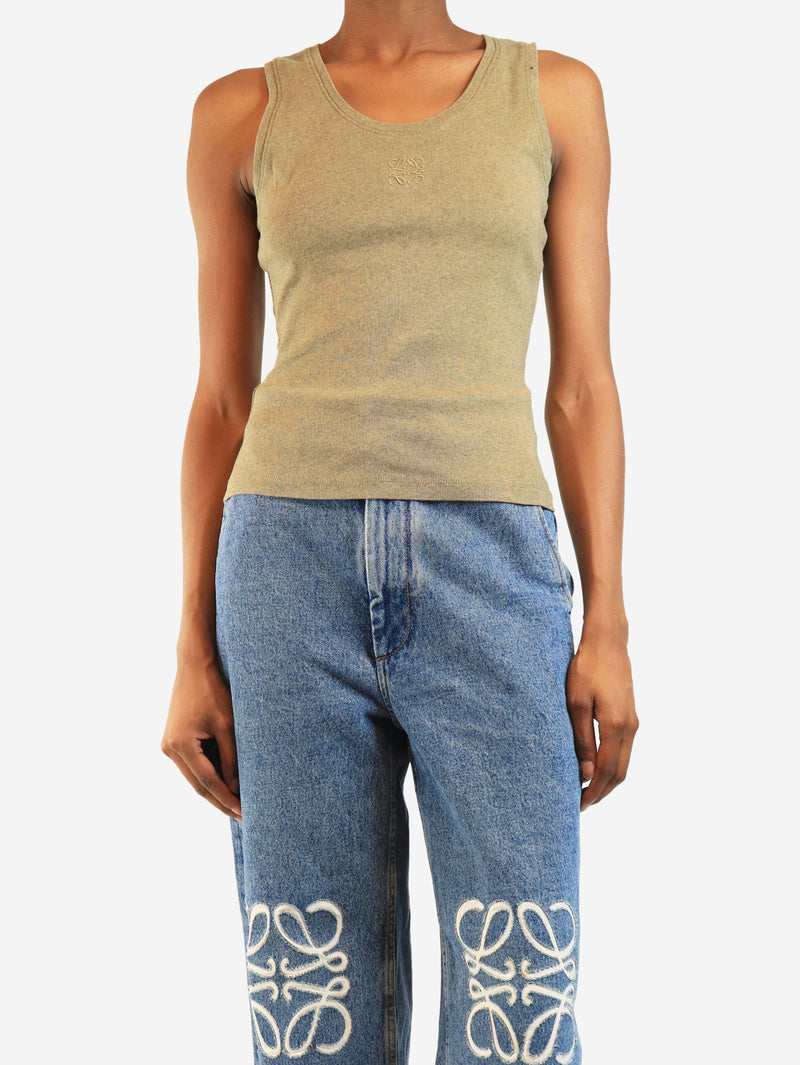 Olive tank top - size S Tops Loewe 