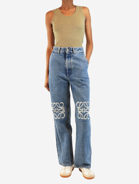 Blue Anagram baggy jeans - size UK 4 alternate image