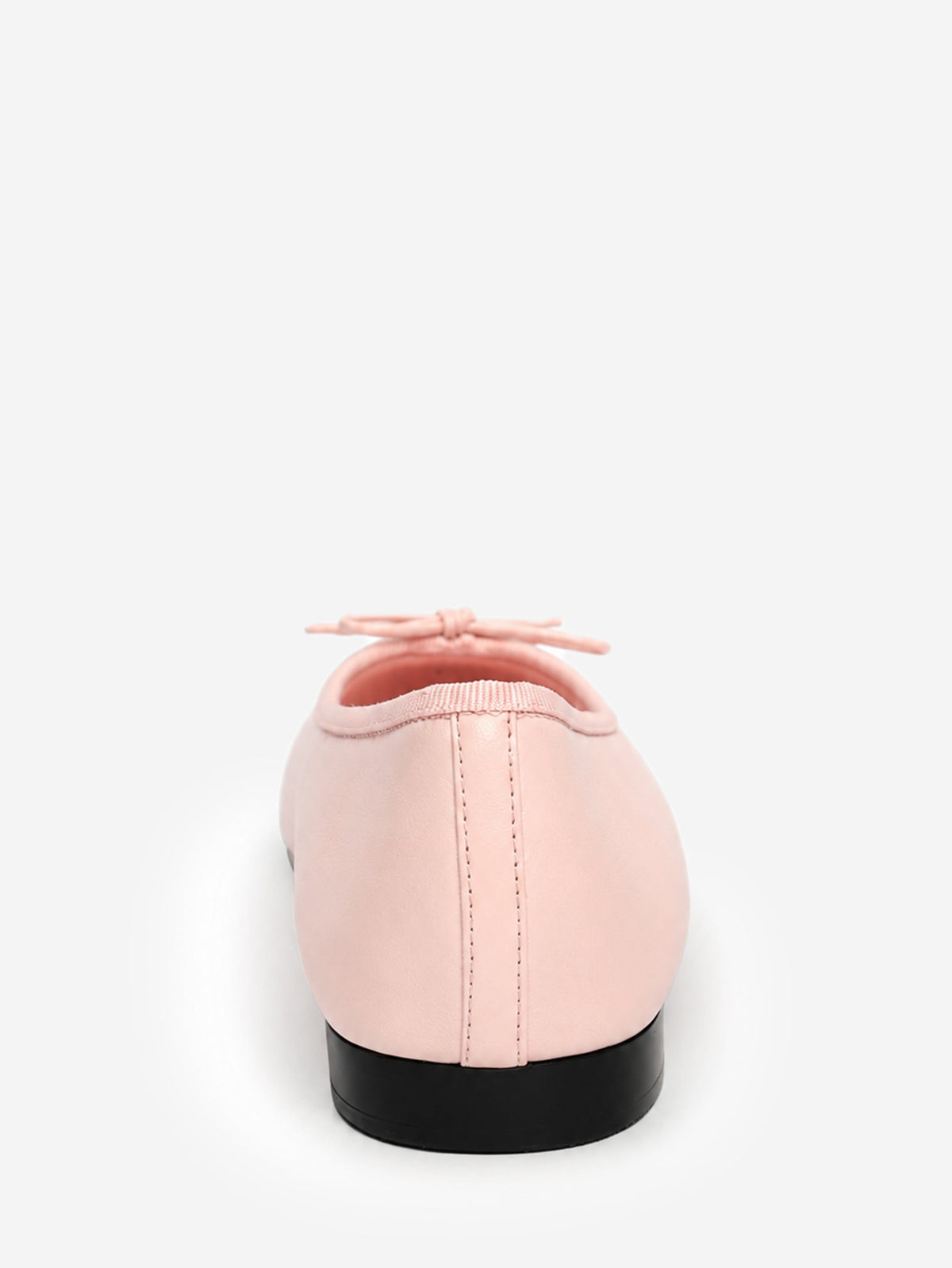 Pink lambskin cap-toe ballet flats - size EU 38.5 Flat Shoes Chanel 