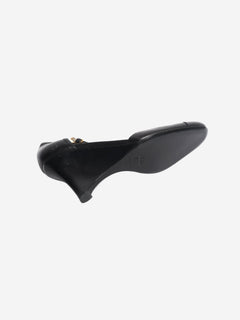 Black closed toe wedge heels - size EU 39 (UK 6) Heels Chanel 