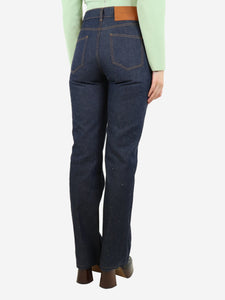 Victoria Beckham Indigo high-rise slim-leg jeans - size UK 8