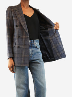 Blue Manon blazer - size UK 6