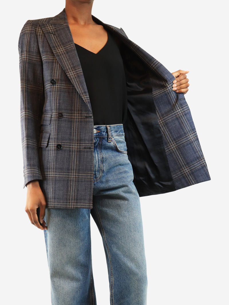 Blue Manon blazer - size UK 6