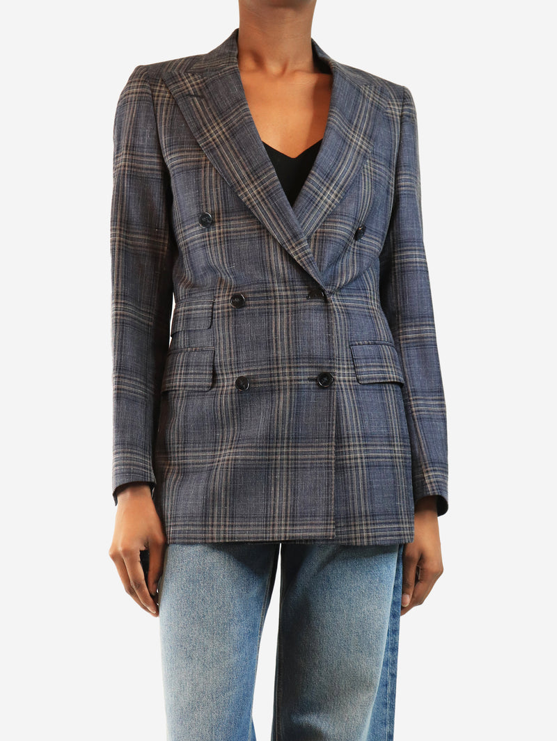 Blue Manon blazer - size UK 6