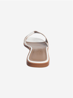 White Oran sandals - size EU 40 (UK 7) Flat Sandals Hermes 