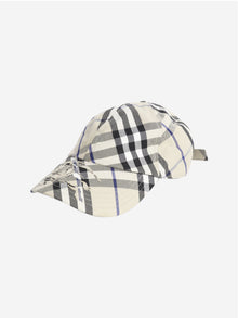 Beige Nova check cap Hats Burberry 