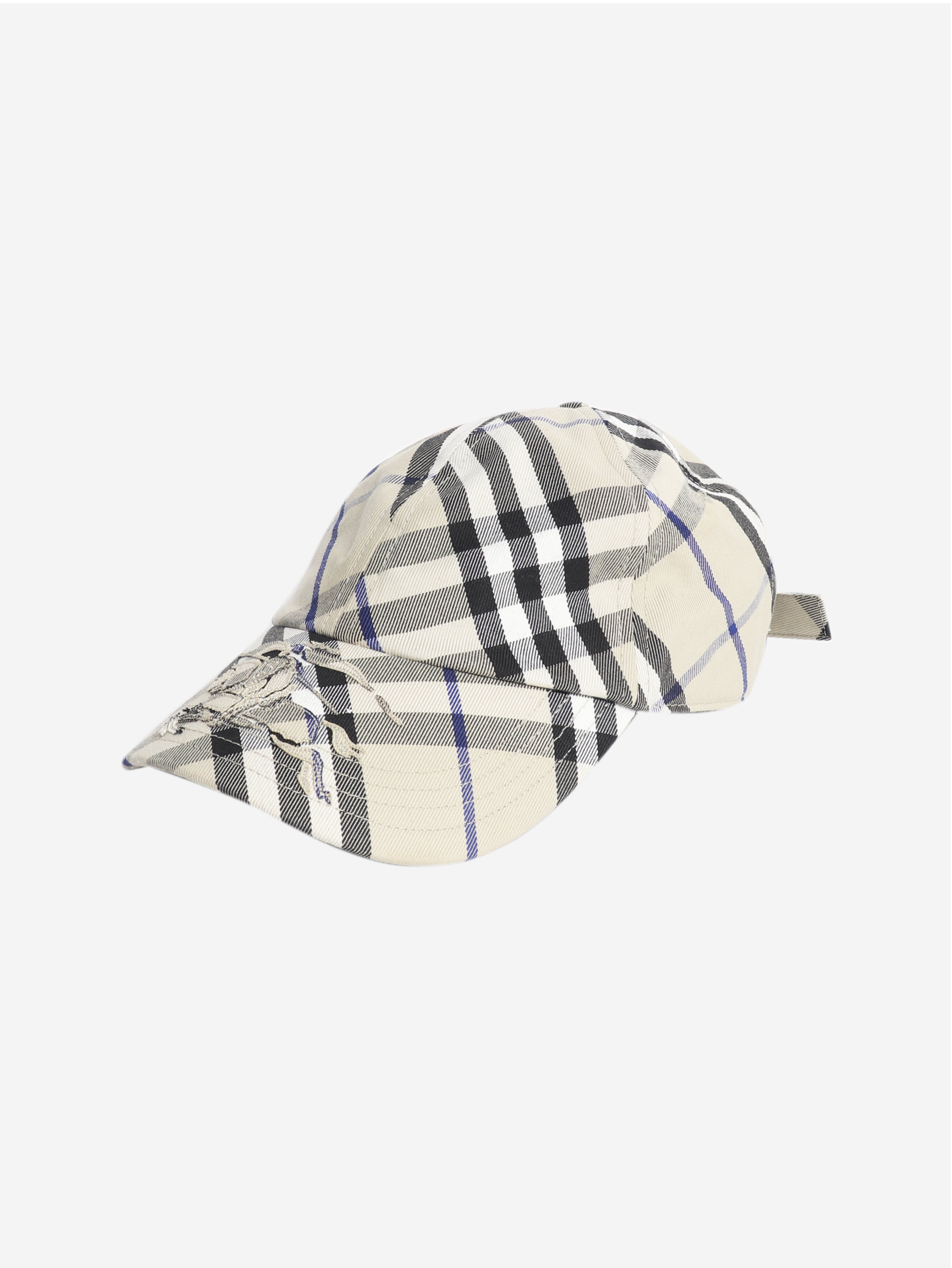 Beige Nova check cap