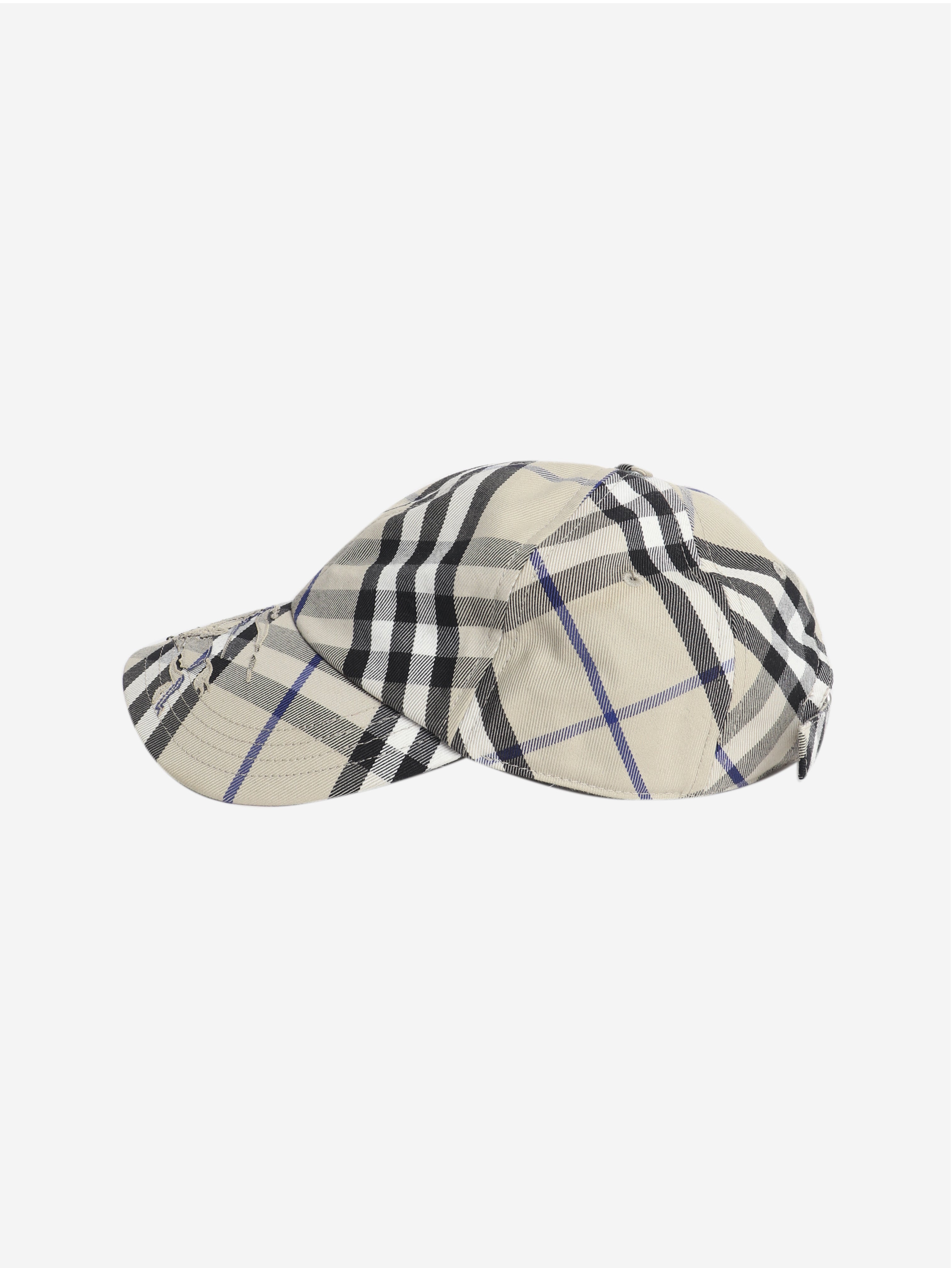 Beige Nova check cap