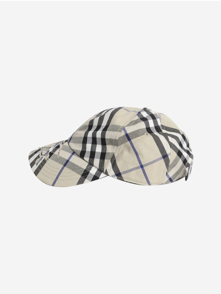 Beige Nova check cap alternate image