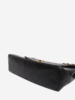Black vintage lambskin Jumbo single flap bag Shoulder bags Chanel 