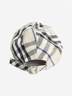Beige Nova check cap