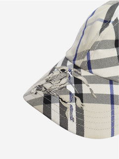 Beige Nova check cap
