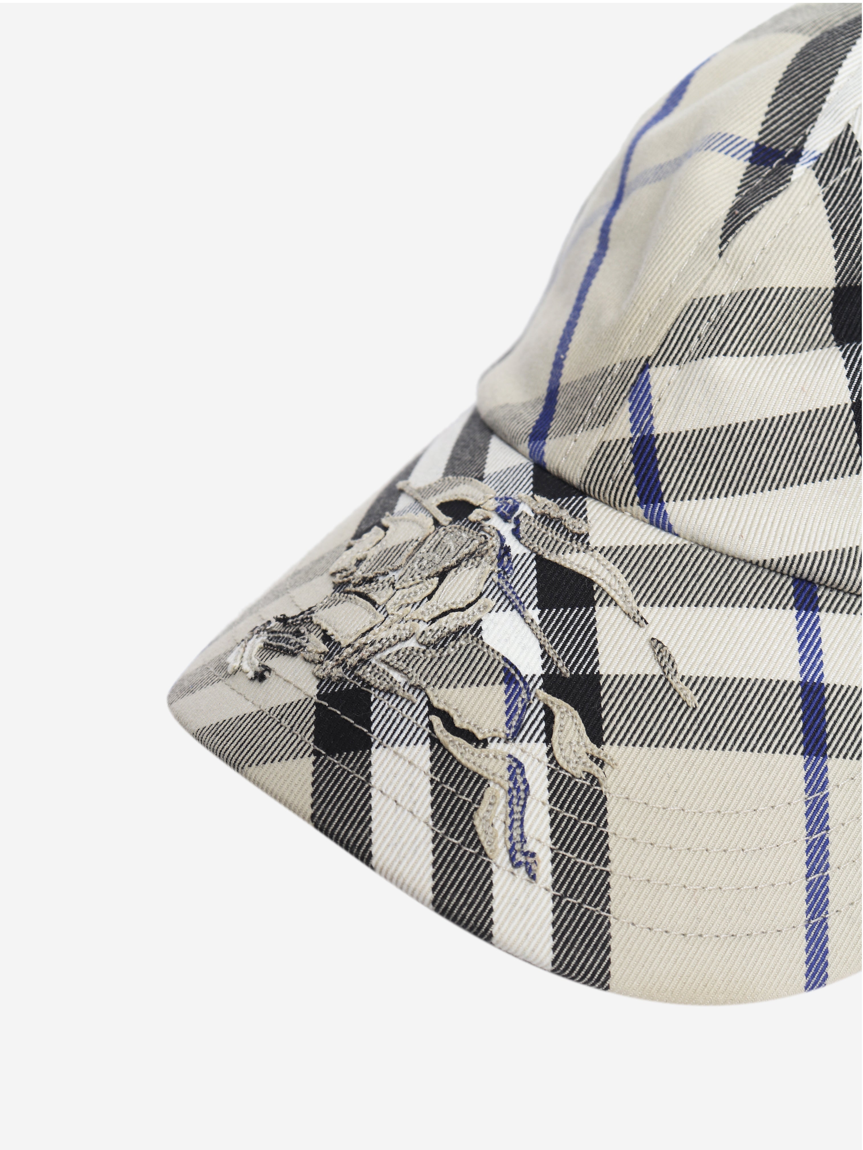 Beige Nova check cap