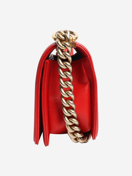 Red 2014 python boy bag alternate image
