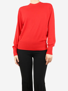 Burberry Red wool crewneck jumper - size S