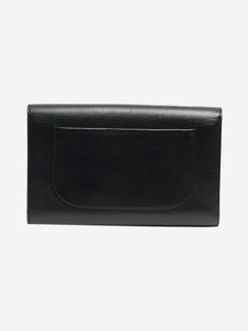 Celine Black Trotteur leather clutch