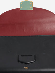 Celine Black Trotteur leather clutch