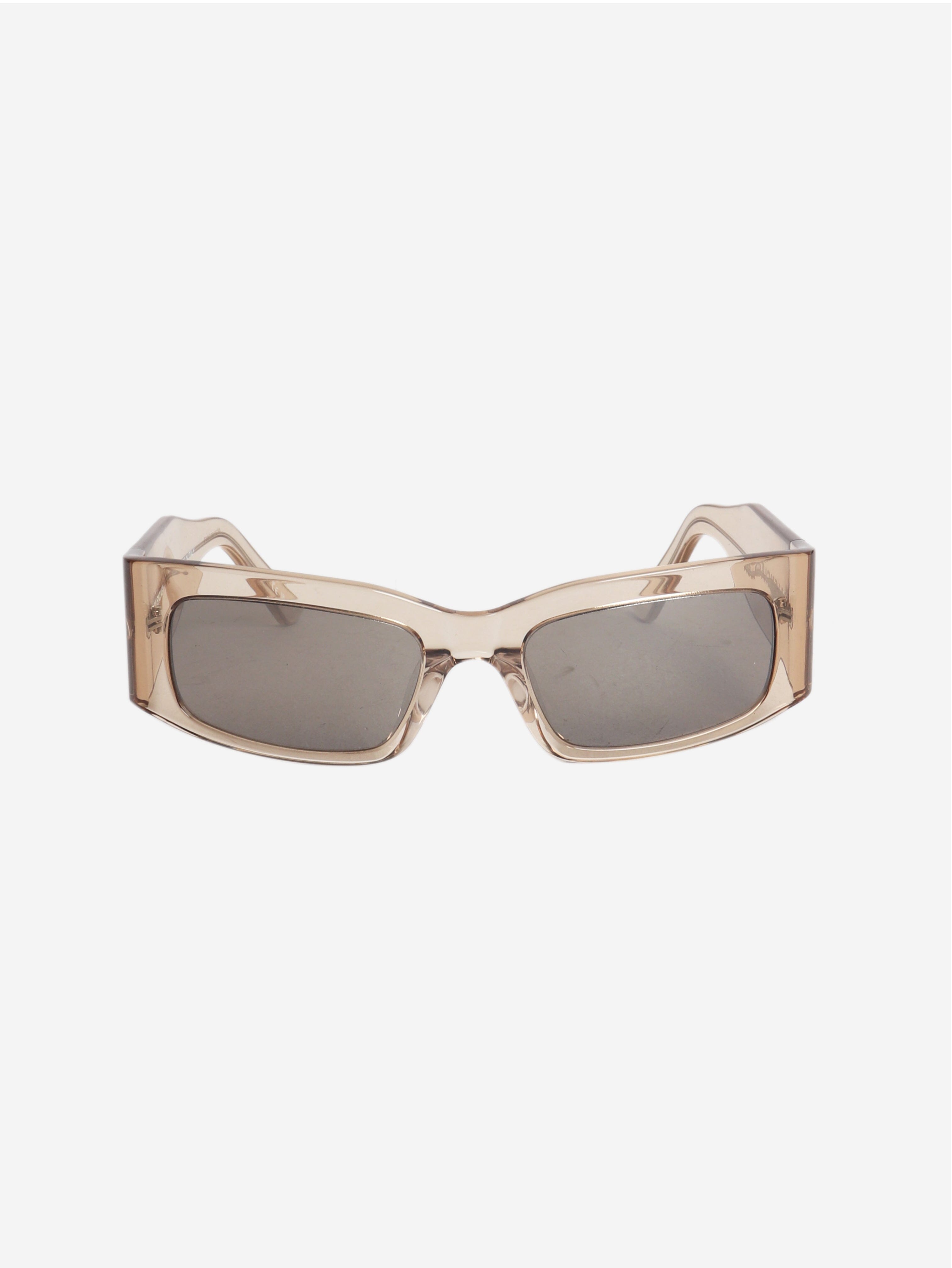 Brown transparent rectangle sunglasses Sunglasses Balenciaga 