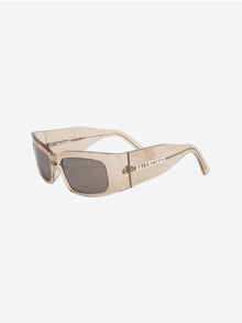 Brown transparent rectangle sunglasses Sunglasses Balenciaga 