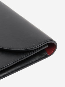 Celine Black Trotteur leather clutch