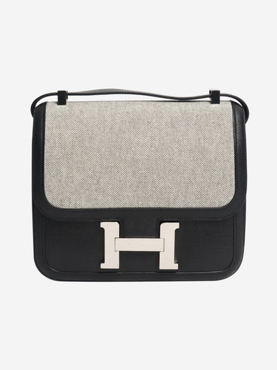 Black swift and toile Constance Cross-body bags Hermes 