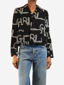 Black cropped jacket - size S Coats & Jackets Comme Des Garçons GIRL 