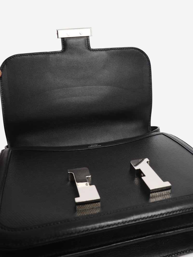 Black swift and toile Constance Cross-body bags Hermes 