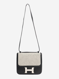 Black swift and toile Constance Cross-body bags Hermes 