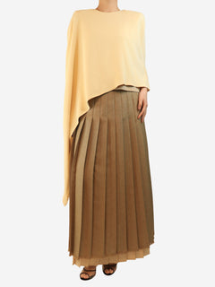 Cream asymmetric blouse - size L Tops Erika Cavallini 