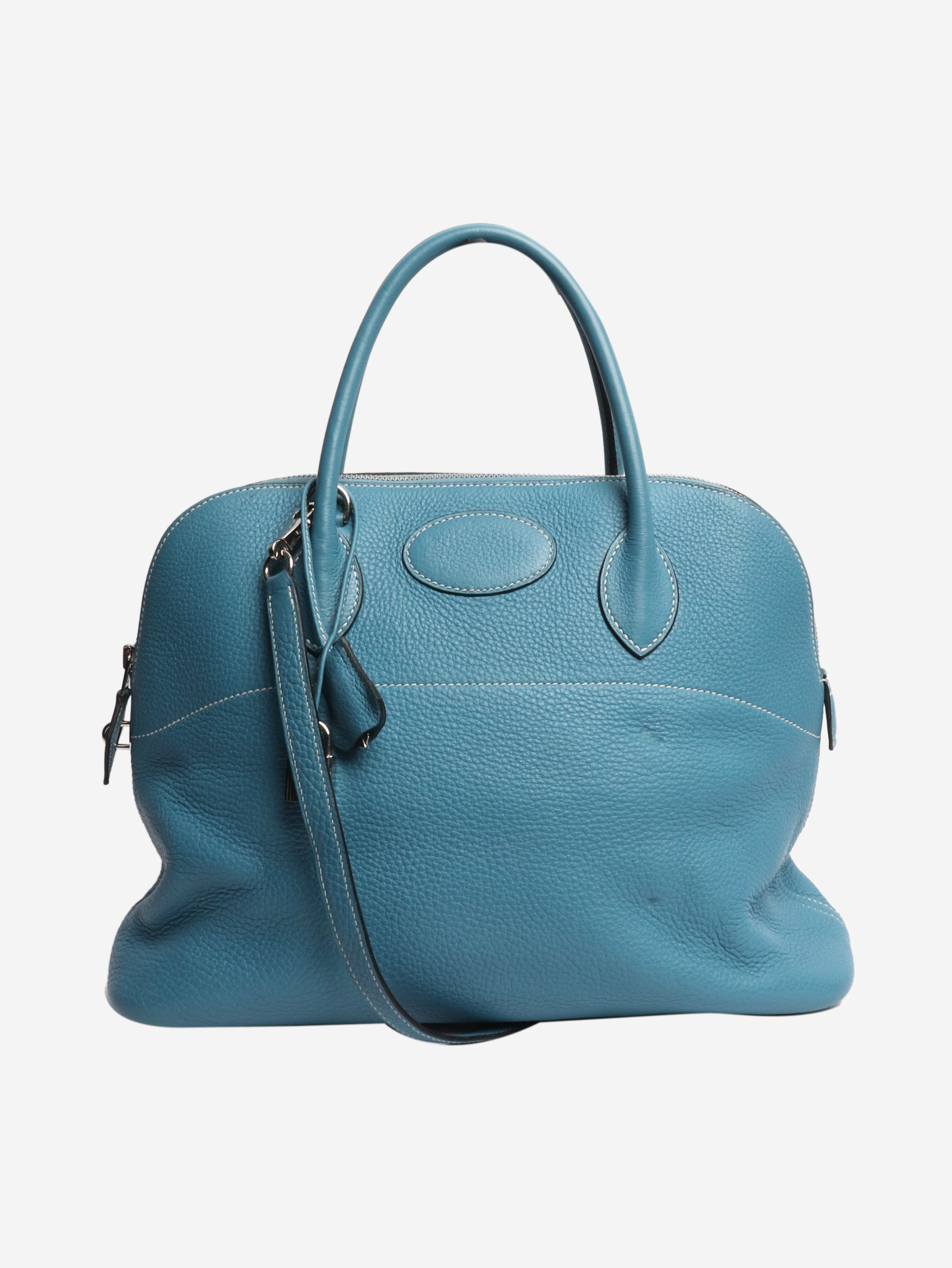 Blue Bolide bag Top Handle Bags Hermes 