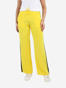 Serena Bute Yellow side-stripe trousers - size S