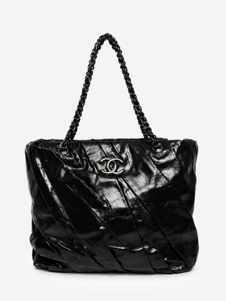 Black 2009 glazed calfskin Twisted tote bag product image