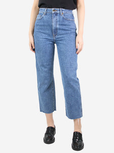 Khaite Blue straight-leg Abigail jeans - size UK 12
