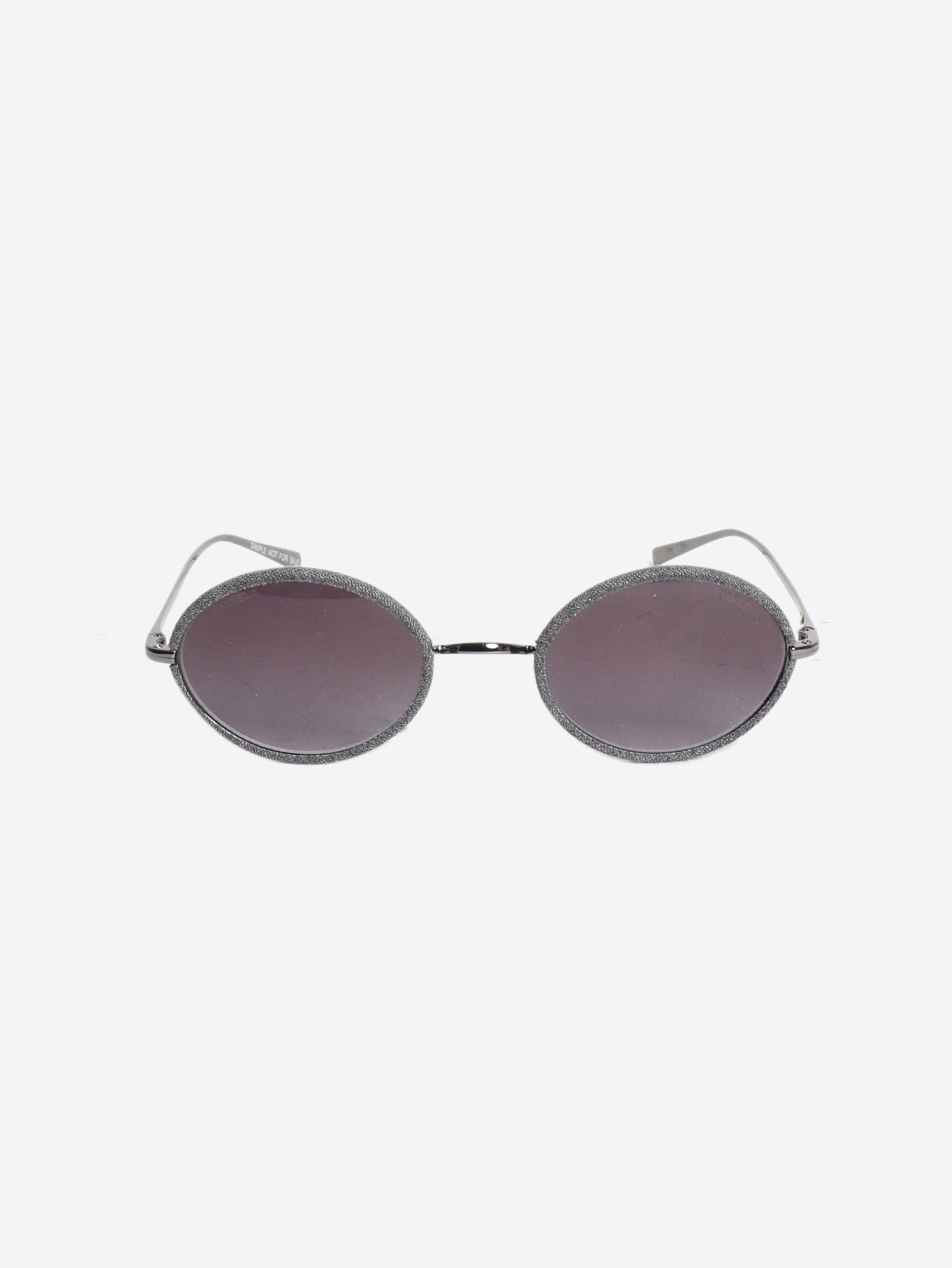 Grey denim rounded sunglasses Sunglasses Chanel 