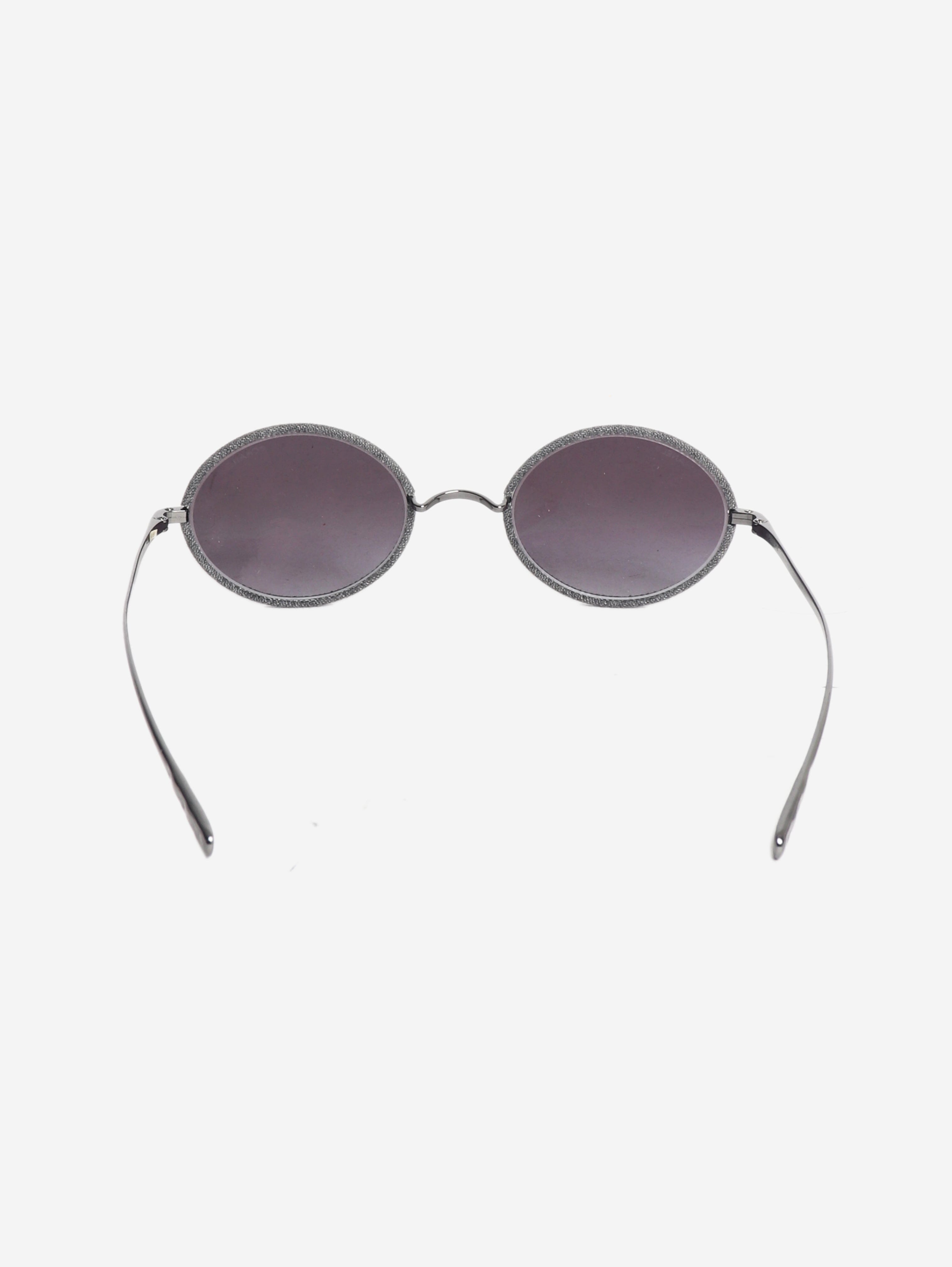 Grey denim rounded sunglasses Sunglasses Chanel 