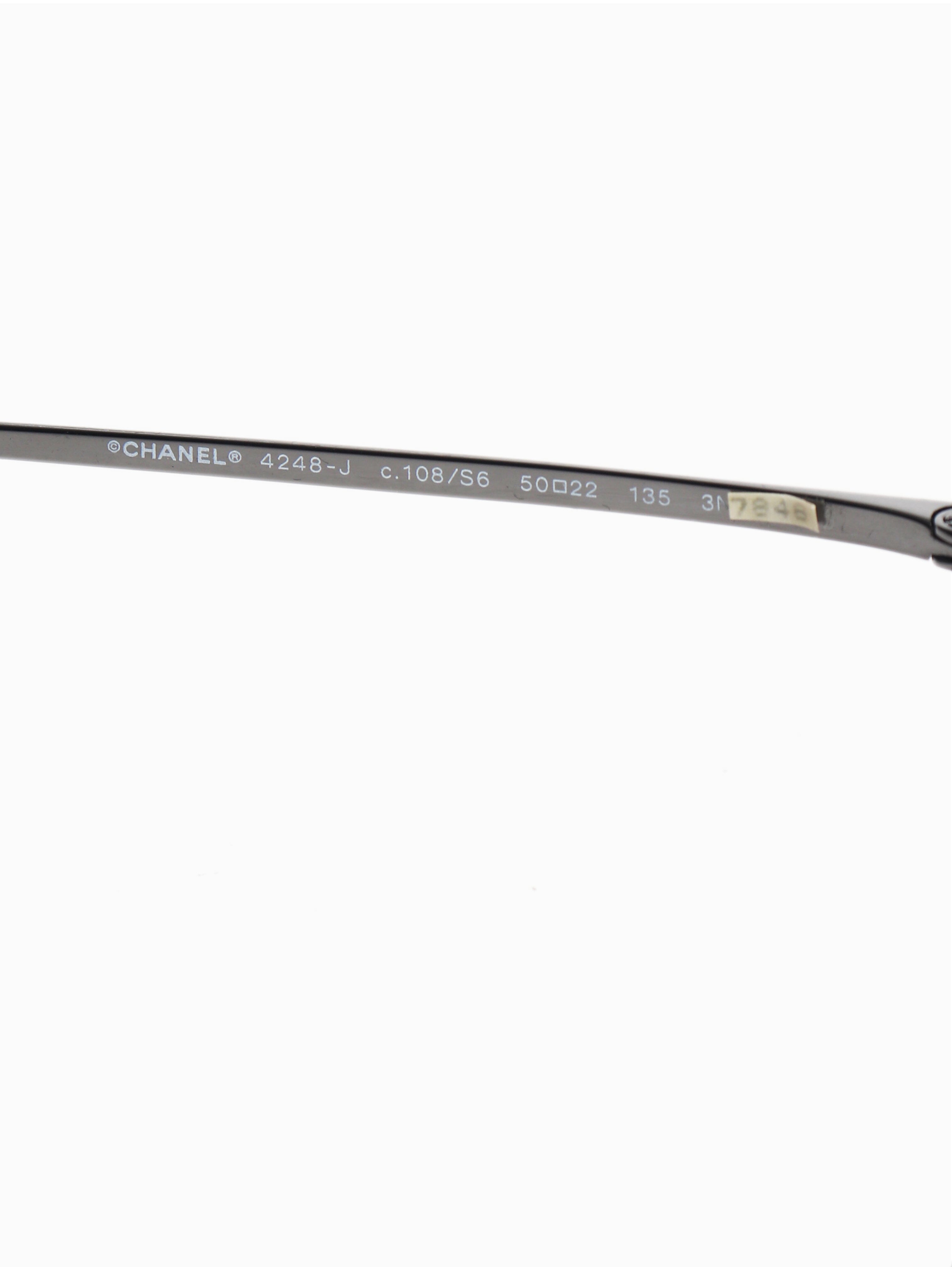 Grey denim rounded sunglasses Sunglasses Chanel 
