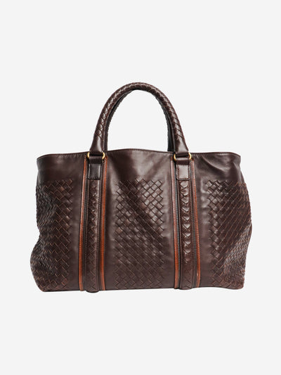 Brown leather top handle bag Top Handle Bags Bottega Veneta 