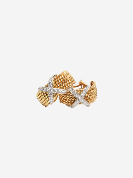 Yellow gold Jean Schlumberger Rope clip-on earrings product image