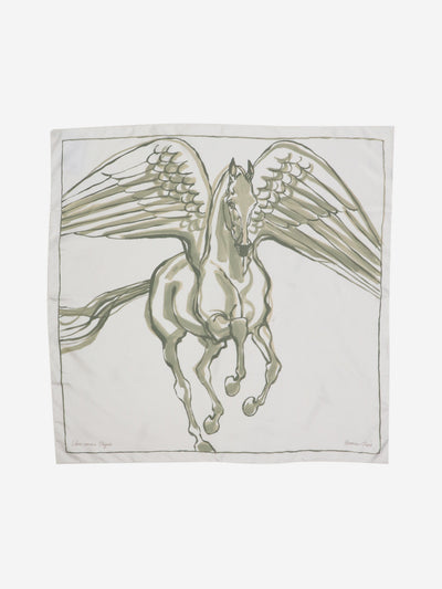 Green Libre Comme Pegase scarf