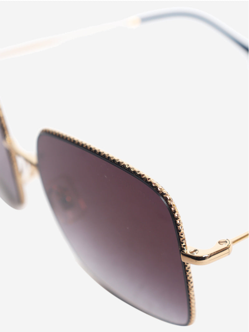 Black and gold square frame sunglasses Sunglasses Miu Miu 